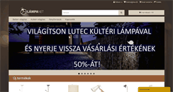 Desktop Screenshot of lampanet.hu